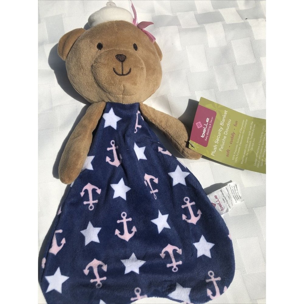 Belle Sailor Bear Lovey Anchor 13 inches